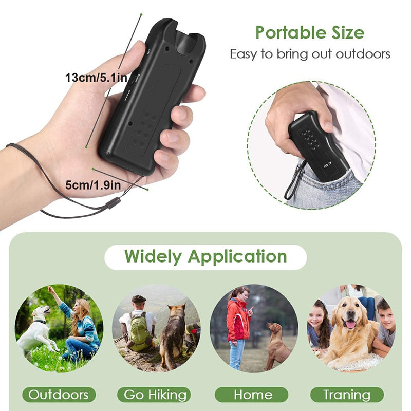Ultrasonic Dog Repeller Efficient Anti Bark Device