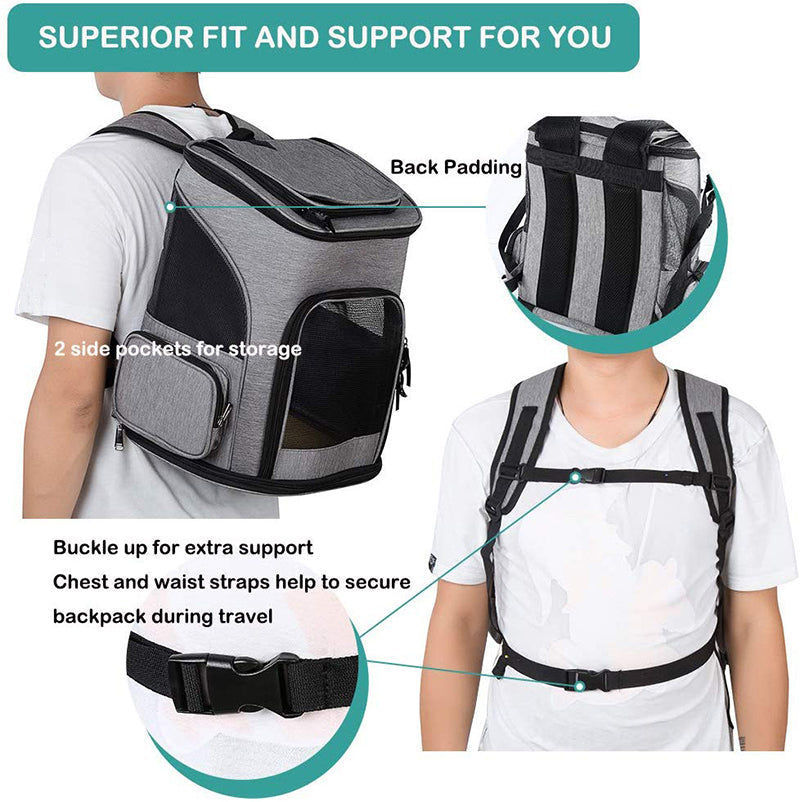Quality Breathable Small Dog Backpack