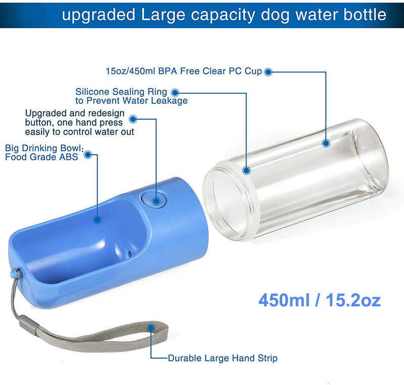 450ml Leak Proof Pet Water Bottle