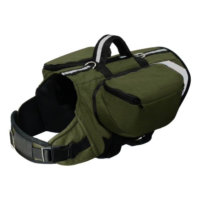 Outdoor Reflective Dog Backpack Harness