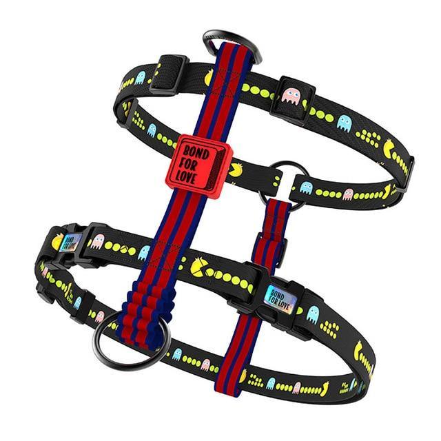 Printed Dog Pet Harness - The Bark ¡®n¡¯ Paws