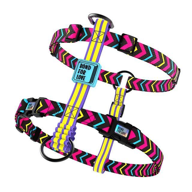 Printed Dog Pet Harness - The Bark ¡®n¡¯ Paws