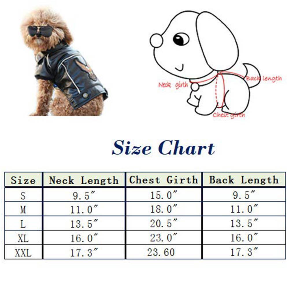 Leather Cool Dogs Motorcycle Jacket - Bark ‘n’ Paws