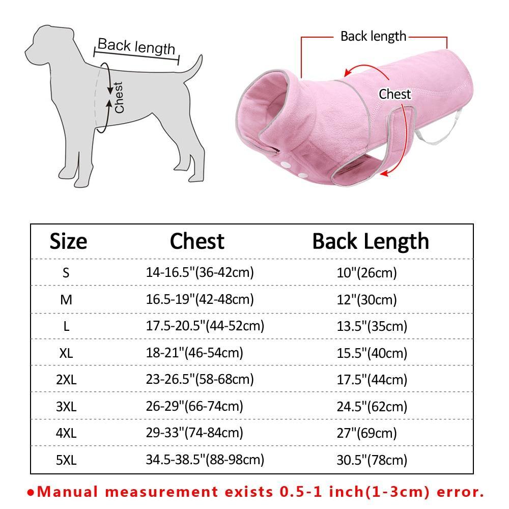 Reflective Warm Dogs Clothes Jacket - Bark ‘n’ Paws
