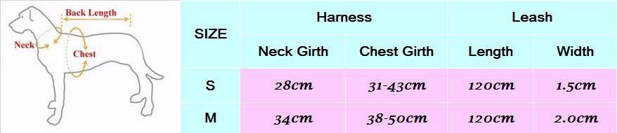 Cute Pet Dog Harness & Leash Set - Bark ‘n’ Paws