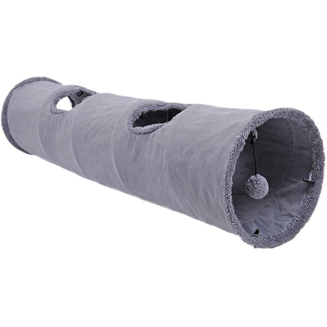 Quality Suede Collapsible Cat Tunnel