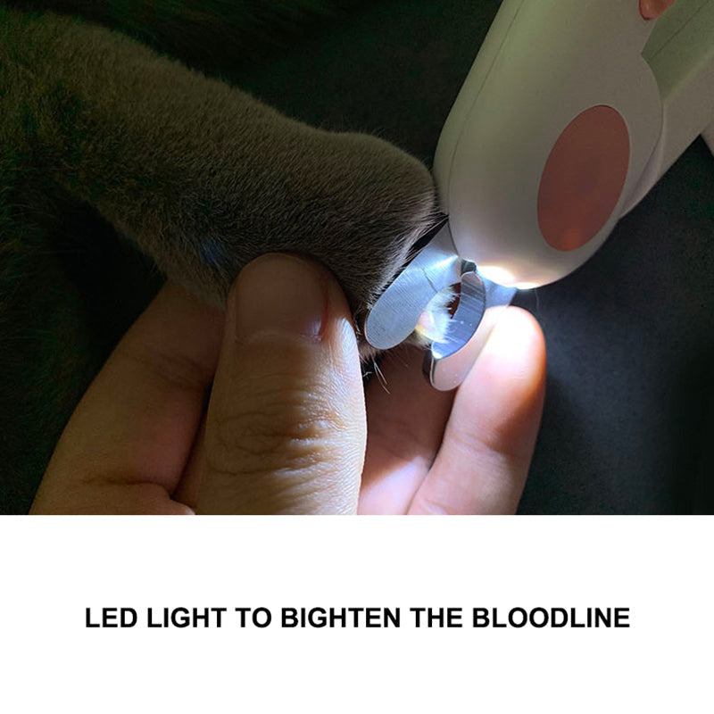 Professional Pet Nail Clippers With Led Light