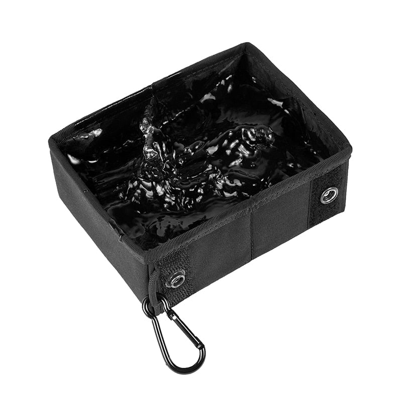 Collapsible Outdoor Tactical Dog Bowl