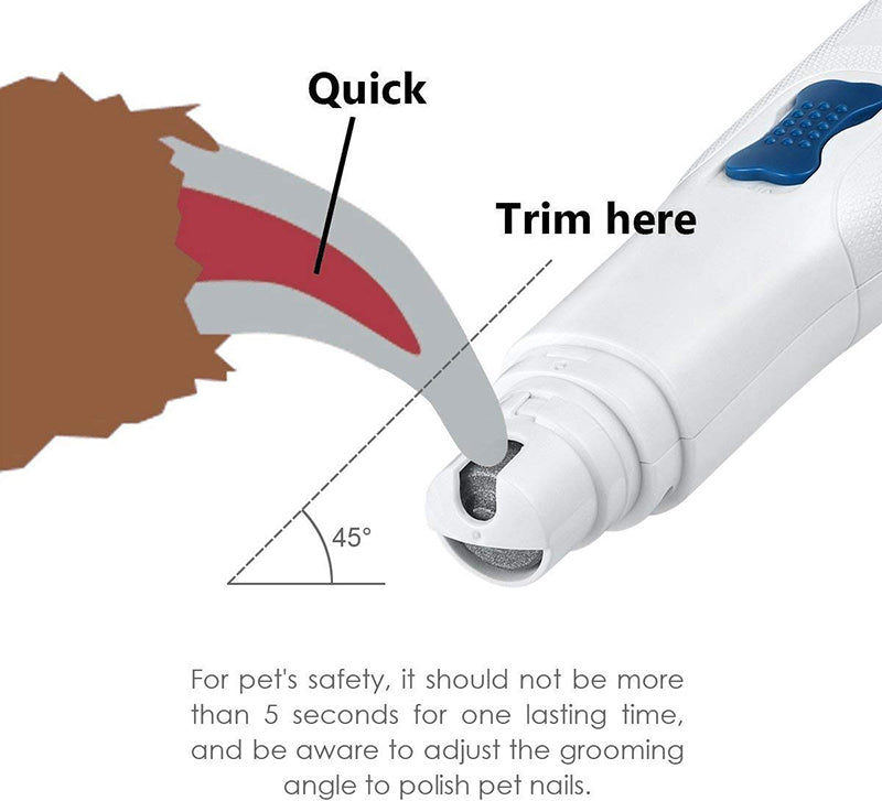 Effective Portable Safe Pet Nail Grinder