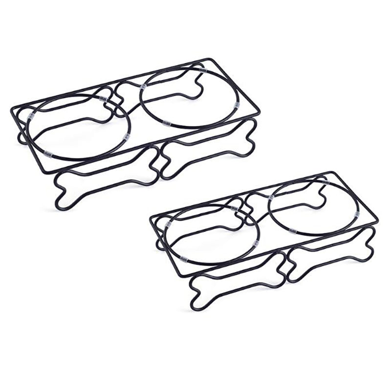 Bone Style Raised Pet Feeder