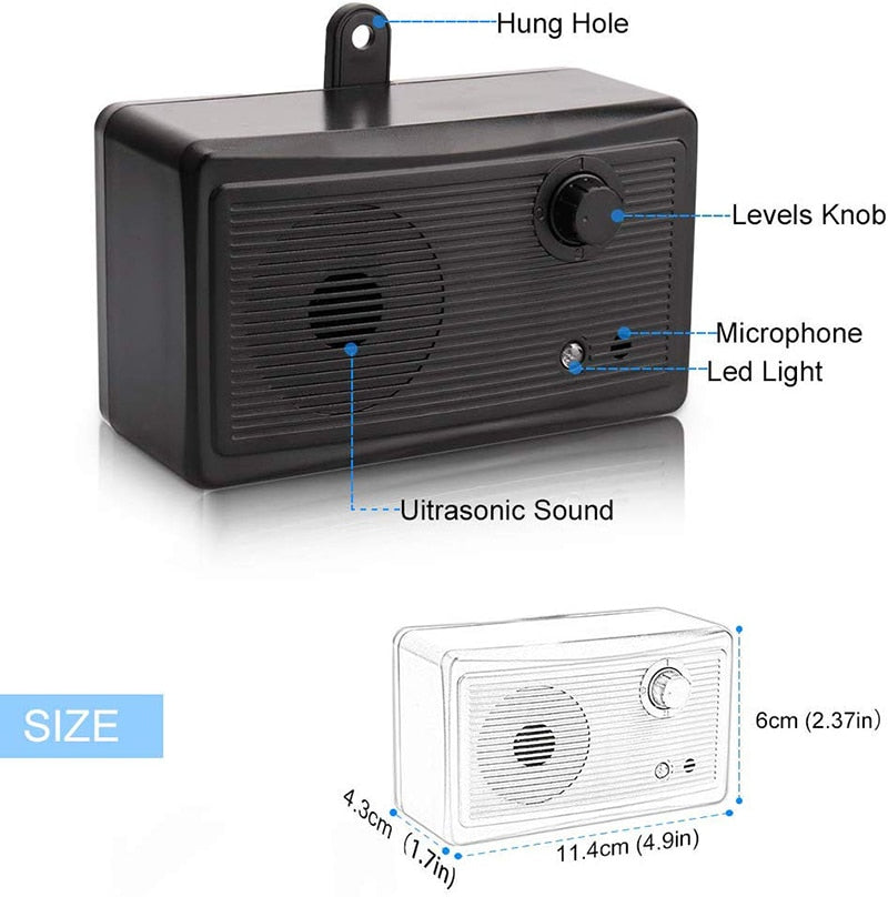 Waterproof Safe Ultrasonic Dog Anti Barking Device