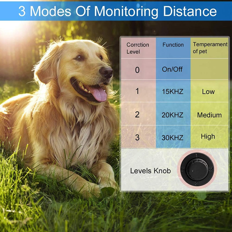 Waterproof Safe Ultrasonic Dog Anti Barking Device