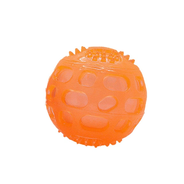 Indestructible Sound Dog Toy Ball
