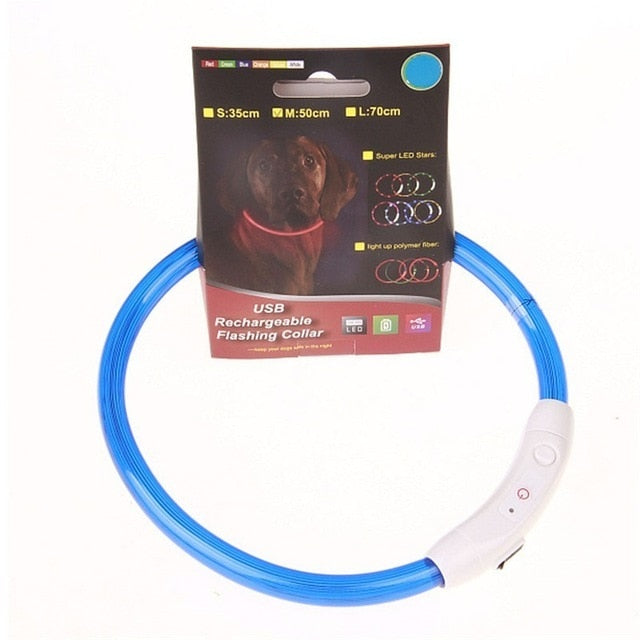 Led Usb Rechargeable Dog Collar