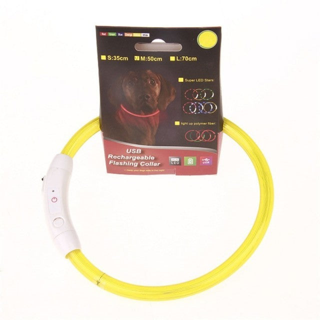 Led Usb Rechargeable Dog Collar