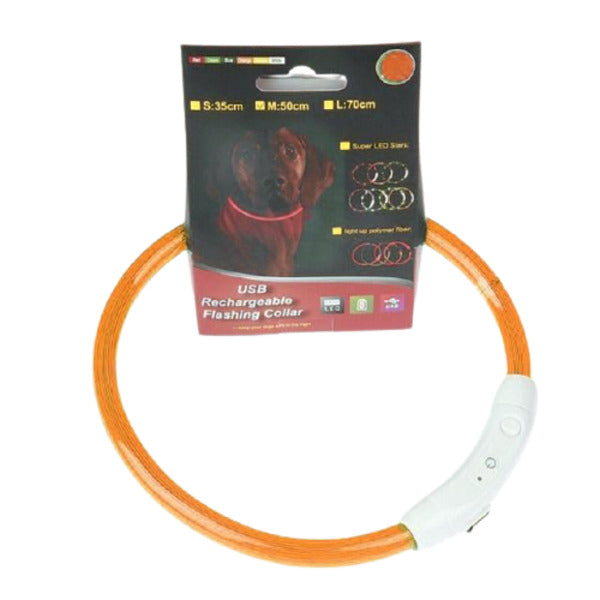 Led Usb Rechargeable Dog Collar