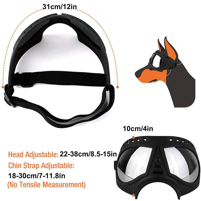 Quality Large Dog Windproof Goggles