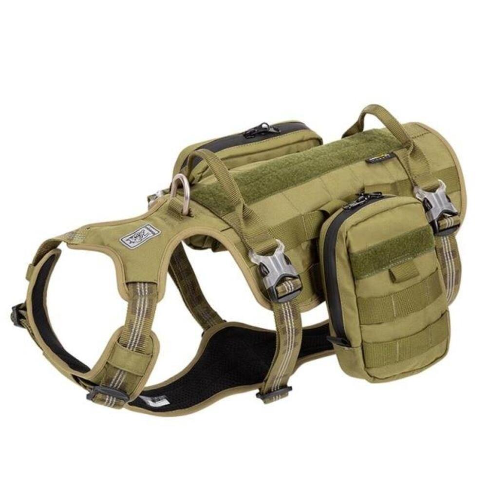 Dog Tactical Waterproof Saddle Bag Harness - Bark ‘n’ Paws