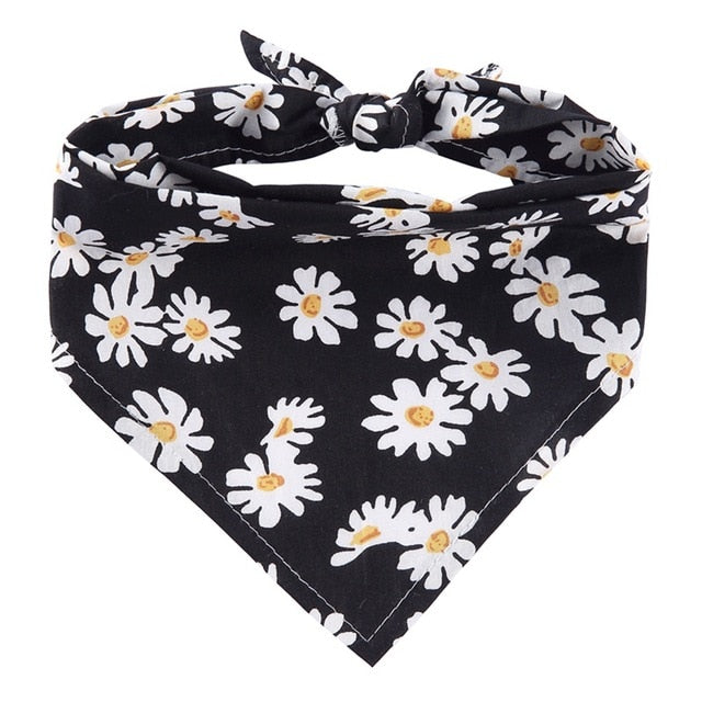 Pet Dog Cute Floral Bandanas