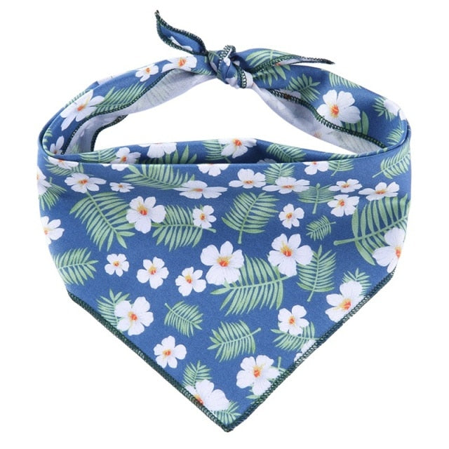 Pet Dog Cute Floral Bandanas