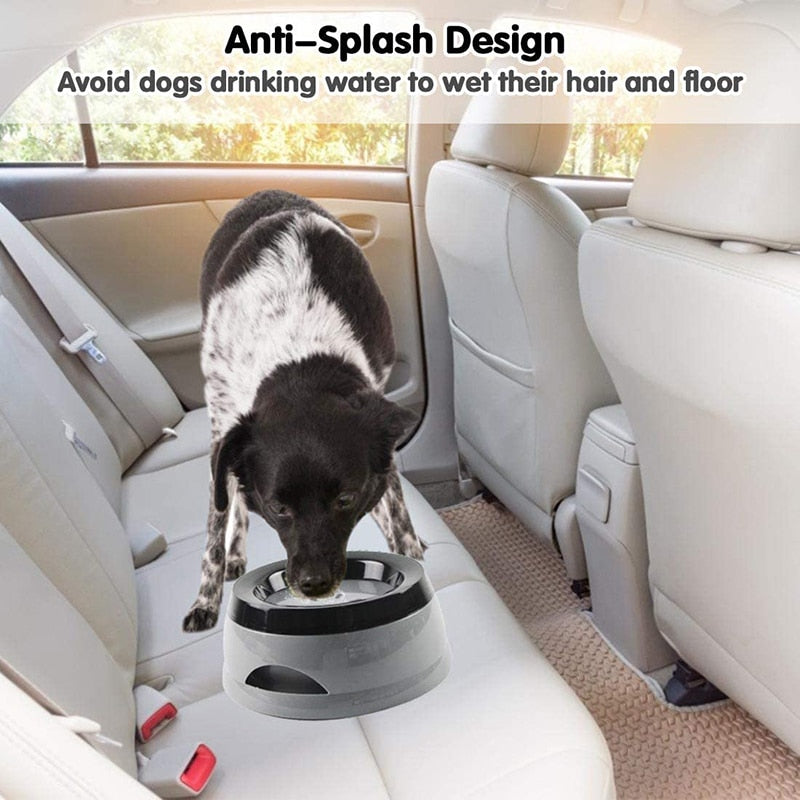 No Spill Travel Dog Bowl