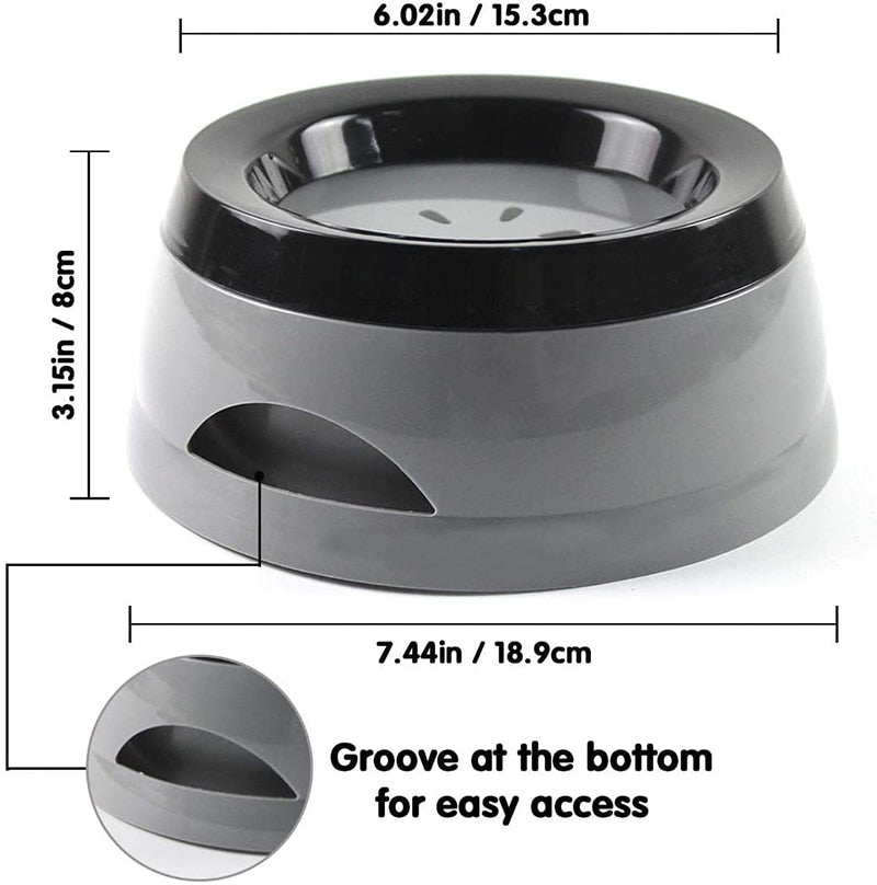 No Spill Travel Dog Bowl