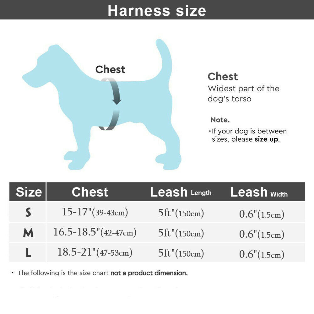 Reflective Soft Padded Pet Harness