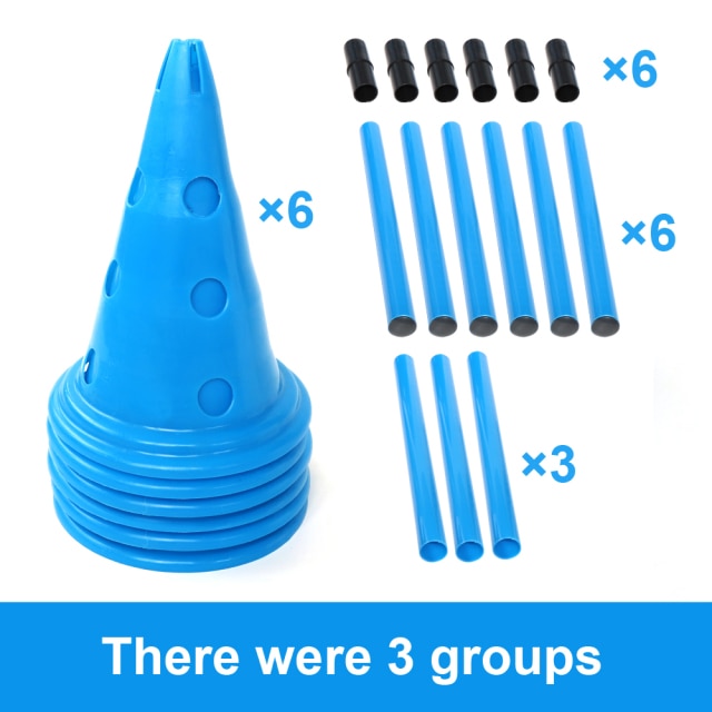 3 Set Dog Hurdle Training Cones