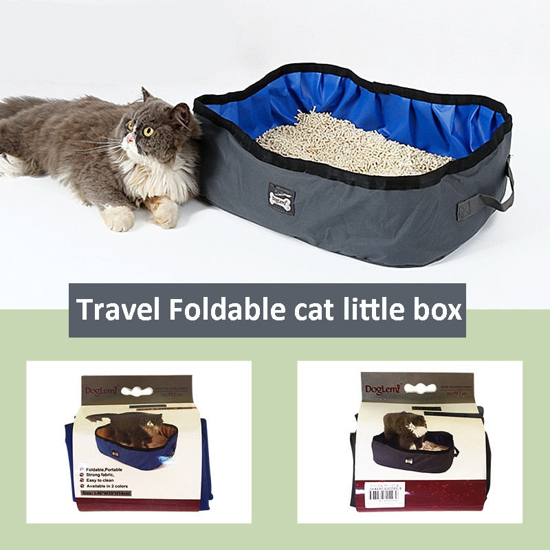 Portable Outdoor Travel Cat Litter Box