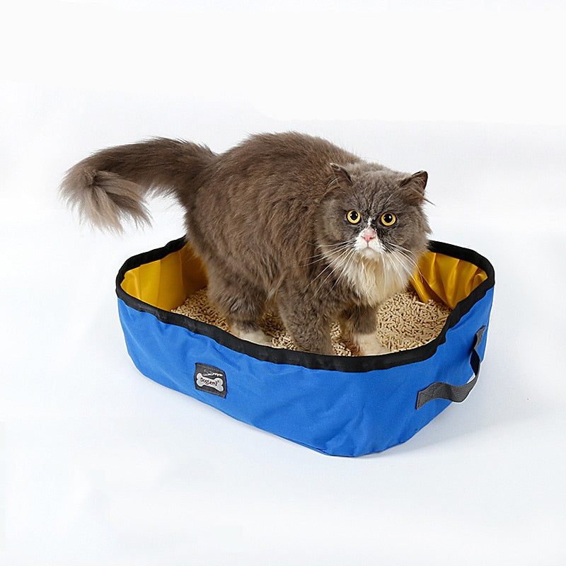 Portable Outdoor Travel Cat Litter Box