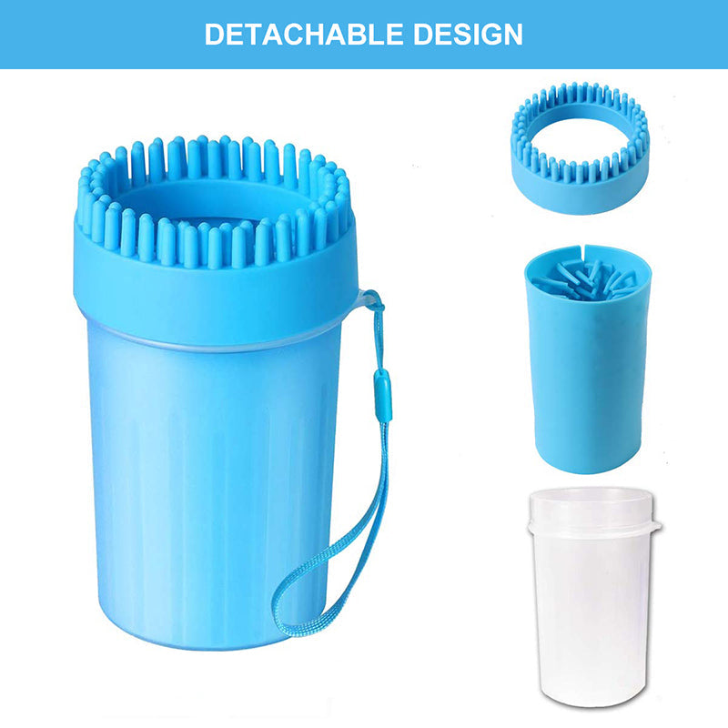 2 In 1 Soft Silicone Dog Paw Cleaner