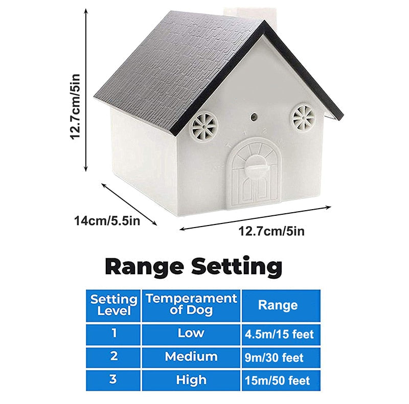 Ultrasonic Adjustable Dog Anti Barking Device