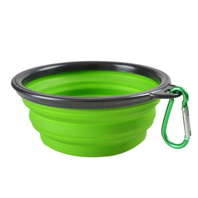 Portable Outdoor Silicone Bowl - The Bark ¡®n¡¯ Paws