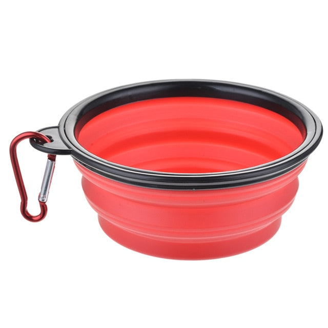 Portable Outdoor Silicone Bowl - The Bark ¡®n¡¯ Paws