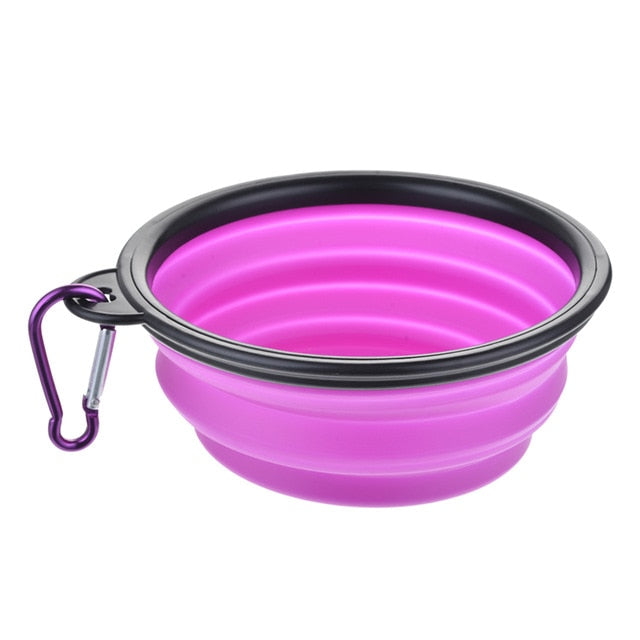 Portable Outdoor Silicone Bowl - The Bark ¡®n¡¯ Paws