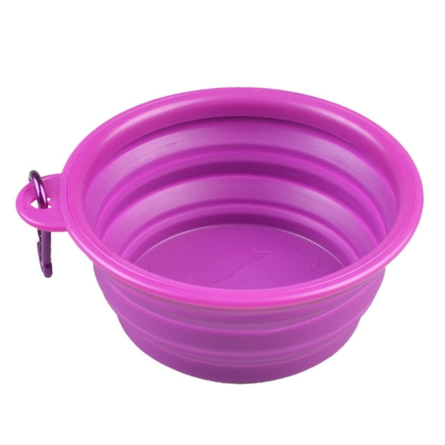 Portable Outdoor Silicone Bowl - The Bark ¡®n¡¯ Paws