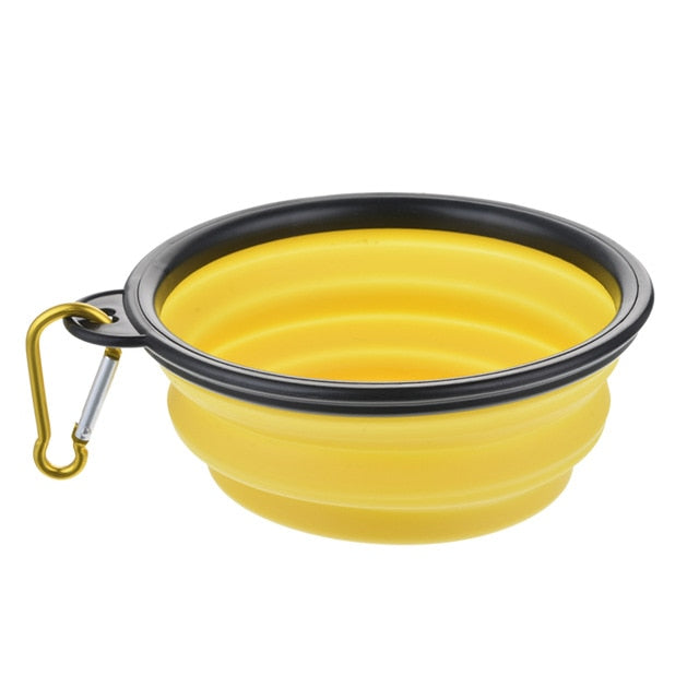 Portable Outdoor Silicone Bowl - The Bark ¡®n¡¯ Paws