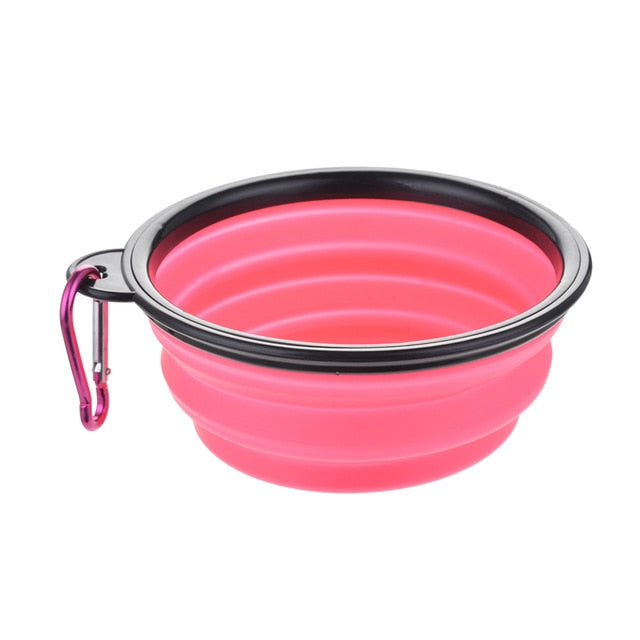 Portable Outdoor Silicone Bowl - The Bark ¡®n¡¯ Paws