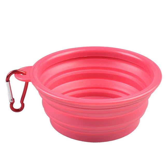 Portable Outdoor Silicone Bowl - The Bark ¡®n¡¯ Paws