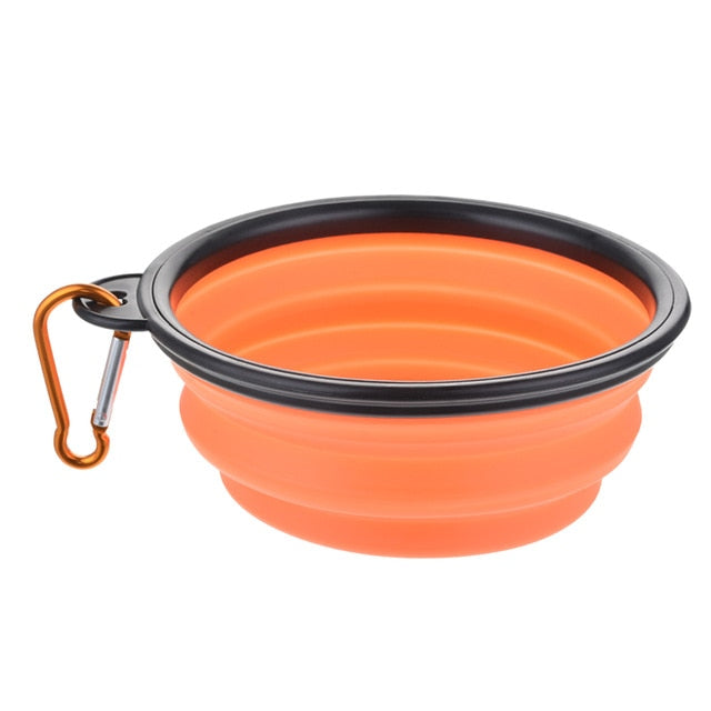 Portable Outdoor Silicone Bowl - The Bark ¡®n¡¯ Paws