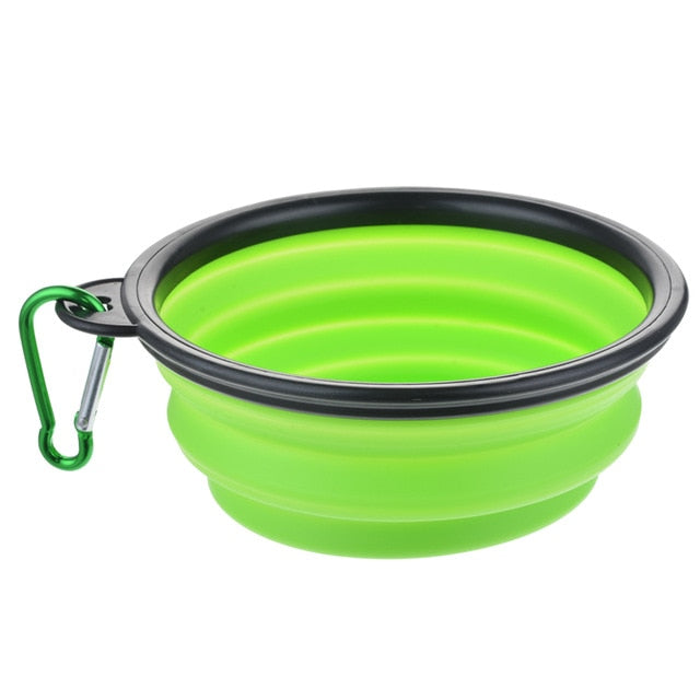 Portable Outdoor Silicone Bowl - The Bark ¡®n¡¯ Paws