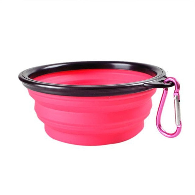 Portable Outdoor Silicone Bowl - The Bark ¡®n¡¯ Paws