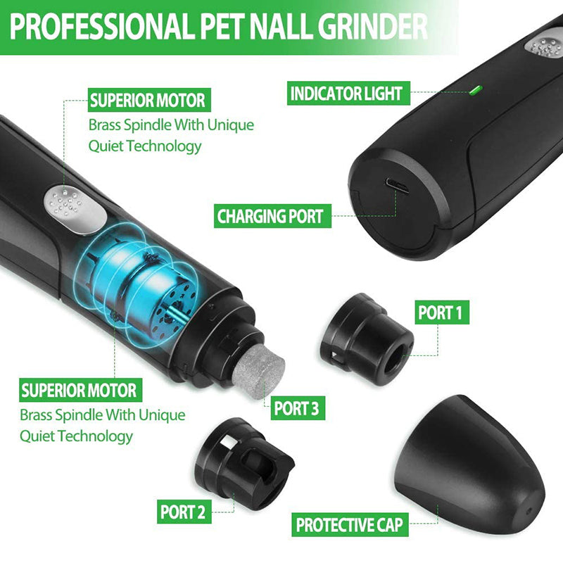 Professional Low Noise Pet Nail Grinders