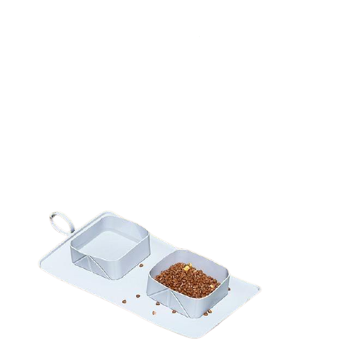 Foldable Silicone Double Bowls