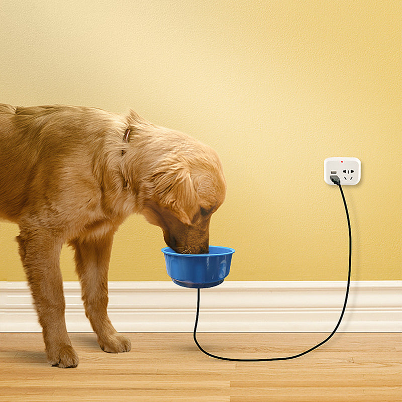 Hanging Crate Heating Dog Bowl
