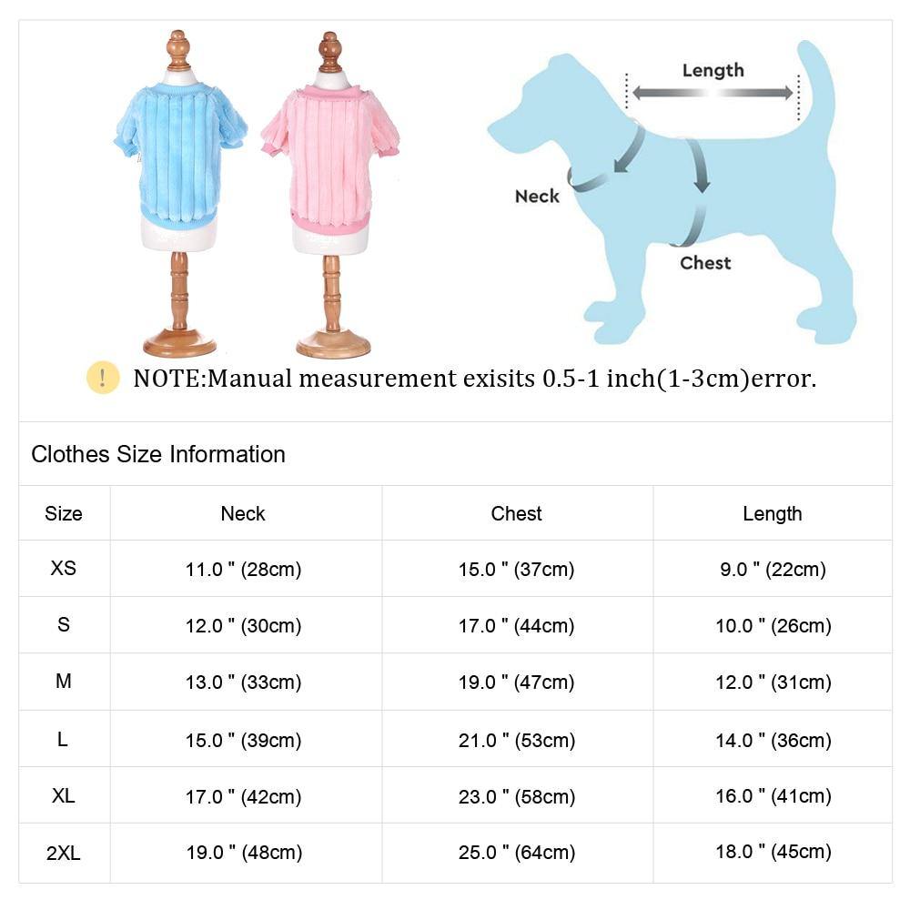 Cute Dog Soft Winter Clothes - Bark ‘n’ Paws
