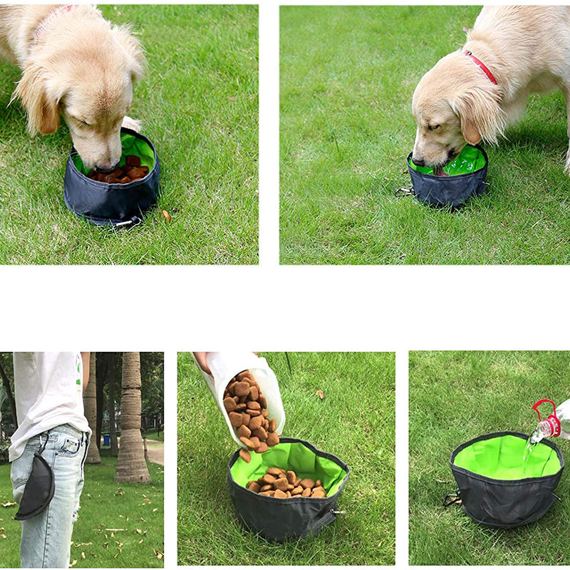 1.1L Large Capacity Collapsible Dog Bowls