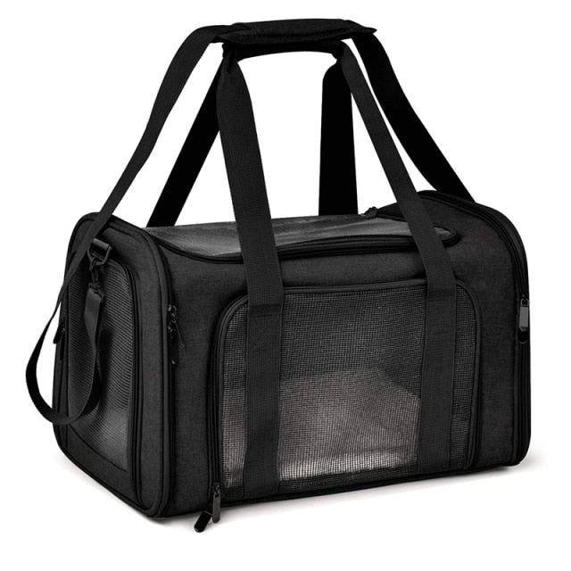 Collapsible Padded Shoulder Strap Dog Carrier Bag