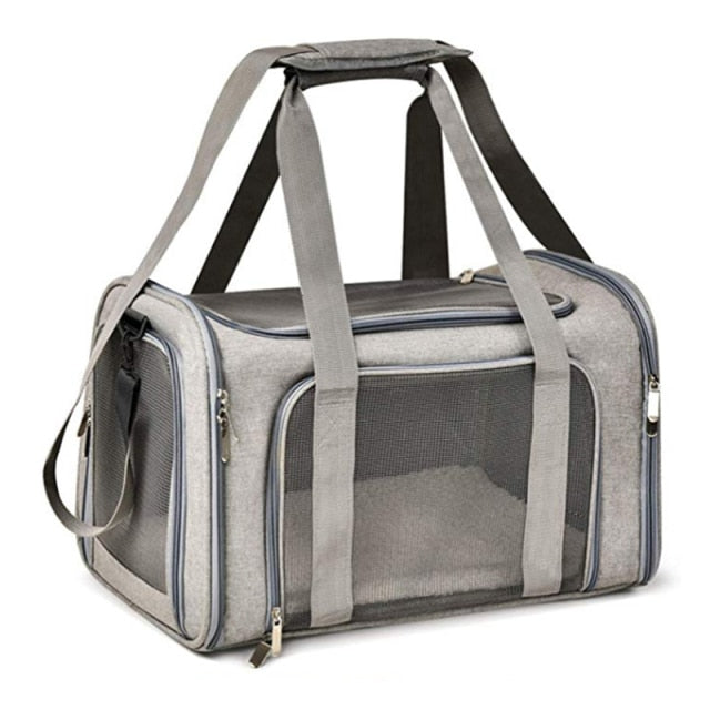 Collapsible Padded Shoulder Strap Dog Carrier Bag