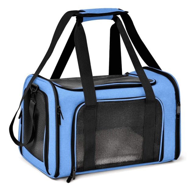 Collapsible Padded Shoulder Strap Dog Carrier Bag